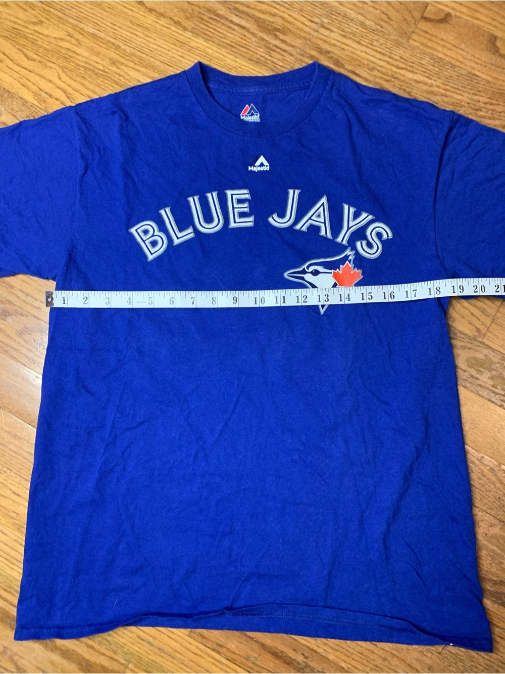 Majestic Toronto Blue Jays T-Shirt Blue Size M | Graphic Tee - Picture 6 of 7